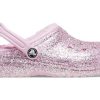Sabots Crocs (GS) Classic doublés à paillettes « Rose » 207463-6S0
