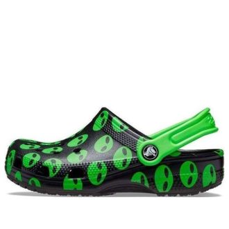 Sabots Crocs (GS) Classic Easy Icon « Noir Vert » 207599-001
