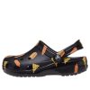 Sabots Crocs (GS) Classic Food Print « Noir Jaune » 207150-001