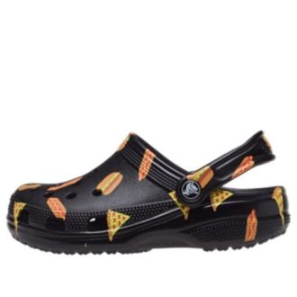 Sabots Crocs (GS) Classic Food Print « Noir Jaune » 207150-001