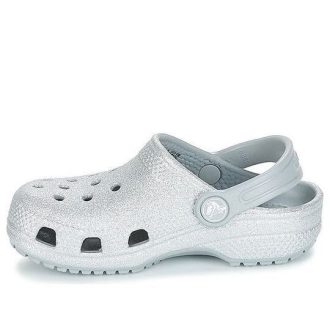 Sabots Crocs (GS) Classic Glitter « Argent » 205441-040