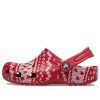 Sabots Crocs (GS) Classic Holiday Sweater « Rouge et blanc » 209221-90H