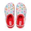 Sabots Crocs (GS) Classic Lined Elevated Sweethearts « Rouge et blanc » 207738-119