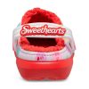 Sabots Crocs (GS) Classic Lined Elevated Sweethearts « Rouge et blanc » 207738-119