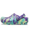 Sabots Crocs (GS) Classic Lined Marbled « Violet fluo multi » 207238-573