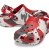 Sabots Crocs (GS) Classic Marbled « Blanc Rouge Gris » 207002-884