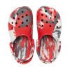 Sabots Crocs (GS) Classic Marbled « Blanc Rouge Gris » 207002-884