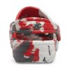 Sabots Crocs (GS) Classic Marbled « Blanc Rouge Gris » 207002-884