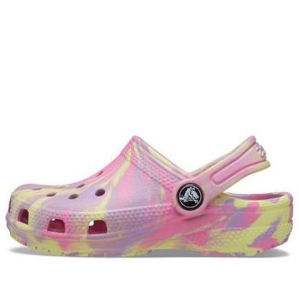 Sabots Crocs (GS) Classic Marbled « Rose Jaune » 207002-6SO