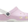 Sabots Crocs (GS) Classic « Rose Blanc » 209161-6S0