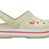Sabots Crocs (GS) Crocband « Beige Rouge » 204537-1AS