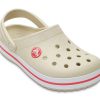 Sabots Crocs (GS) Crocband « Beige Rouge » 204537-1AS