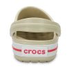 Sabots Crocs (GS) Crocband « Beige Rouge » 204537-1AS