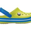 Sabots Crocs (GS) Crocband à bout rond « Jaune Bleu » 204537-73E