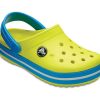 Sabots Crocs (GS) Crocband à bout rond « Jaune Bleu » 204537-73E