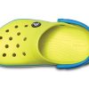 Sabots Crocs (GS) Crocband à bout rond « Jaune Bleu » 204537-73E