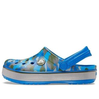 Sabots Crocs (GS) Crocband Camo Reflect Band « Bleu-gris » 205818-4JL