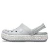 Sabots Crocs (GS) Crocband Logo Mania « Gris Argenté » 205992-00J