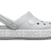 Sabots Crocs (GS) Crocband Logo Mania « Gris Argenté » 205992-00J