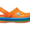 Sabots Crocs (GS) Crocband Rainbow Band « Orange Bleu » 205205-80O