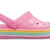 Sabots Crocs (GS) Crocband Rainbow Glitter « Rose » 206151-669