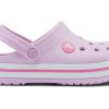Sabots Crocs (GS) Crocband « Rose Blanc » 207005-6GD