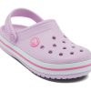 Sabots Crocs (GS) Crocband « Rose Blanc » 207005-6GD