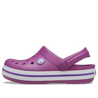 Sabots Crocs (GS) Crocband « Violet et blanc » 204537-54R