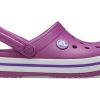Sabots Crocs (GS) Crocband « Violet et blanc » 204537-54R