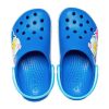 Crocs (PS) Funny Shark Small Crocs Sandales d&rsquo;extérieur à talon plat pour la plage et le sport Bleu 206704-4JL