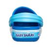 Crocs (PS) Funny Shark Small Crocs Sandales d&rsquo;extérieur à talon plat pour la plage et le sport Bleu 206704-4JL