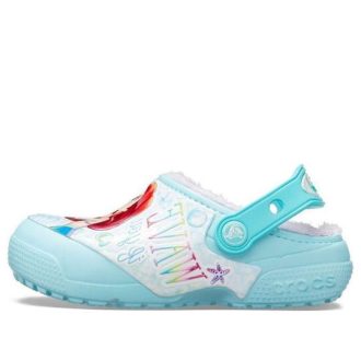 Sabots Crocs (GS) Fun Lab Disney La Petite Sirène « Bleu ciel blanc » 206281-4O9