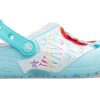 Sabots Crocs (GS) Fun Lab Disney La Petite Sirène « Bleu ciel blanc » 206281-4O9