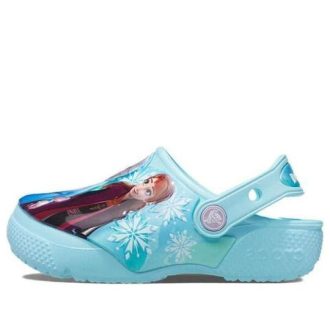Sabots Crocs (GS) Fun Lab Disney La Reine des Neiges II « Bleu ciel » 207465-03