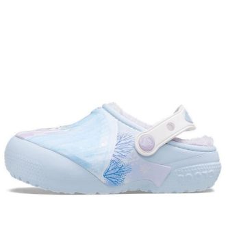 Sabots Crocs (GS) Fun Lab doublés Disney La Reine des Neiges II « Bleu ciel » 207324-4JQ