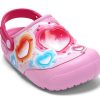 Sabots Crocs (GS) Fun Lab Heart Lights « Rose Bleu » 205648-6I2