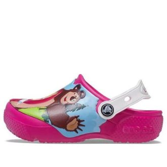 Sabots Crocs (GS) Fun Lab Masha et l&rsquo;ours Patch « Rose bonbon » 207079-6X0