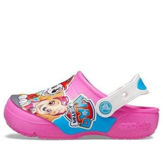 Sabots Crocs (GS) Fun Lab Pat&rsquo;Patrouille « Rose Blanc Multi » 206276-6QQ