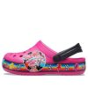 Sabots Crocs (GS) Fun Lab Trolls 2 « Rose bonbon » 206611-6X0