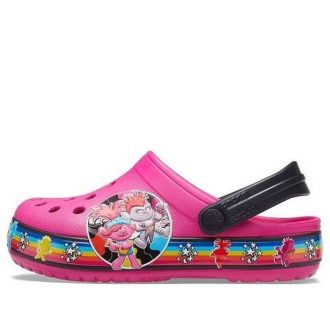 Sabots Crocs (GS) Fun Lab Trolls 2 « Rose bonbon » 206611-6X0