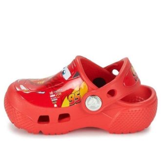 Sabots Crocs (GS) FunLab Cars « Rouge Jaune » 204116-8C1