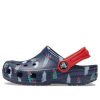 Sabots Crocs (GS) Iconic Lightweight avec bride cheville « Bleu Rouge » 207321-410