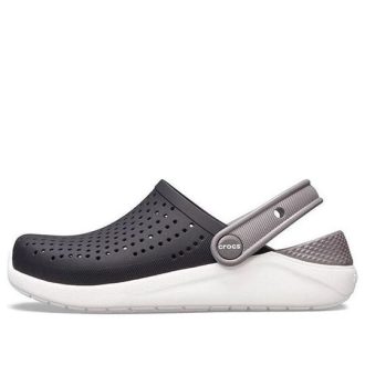 Sabots Crocs (GS) LiteRide « Noir, gris, blanc » 205964-066