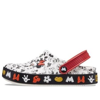 Sabots Crocs (GS) x Mickey Off Court « Blanc, noir, rouge » 208850-100