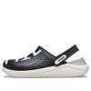 Sabots Crocs LiteRide avec logo « Noir et blanc » 205554-066