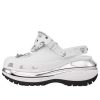Sabots Crocs Mega Crush « Blanc Argenté » 209357-100