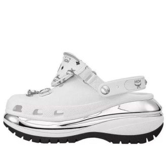 Sabots Crocs Mega Crush « Blanc Argenté » 209357-100