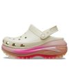 Sabots Crocs Mega Crush Color Dip « Blanc Rose » 208988-2Y3