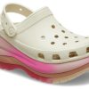 Sabots Crocs Mega Crush Color Dip « Blanc Rose » 208988-2Y3