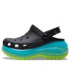 Sabots Crocs Mega Crush « Noir Multi » 207988-0C4